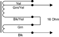 Secondary Schematic (16 Ohm)